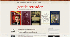 Desktop Screenshot of gentlerereader.com