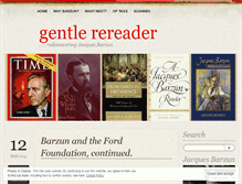 Tablet Screenshot of gentlerereader.com